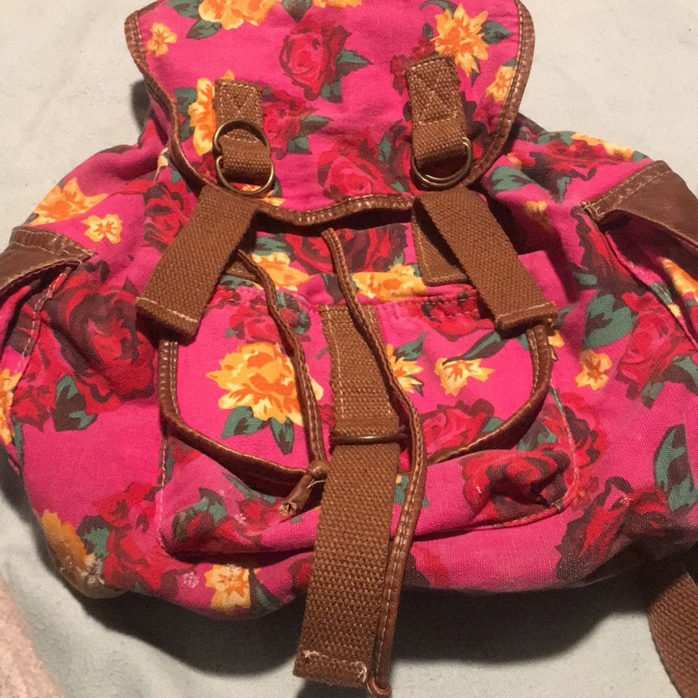Flowery backpack